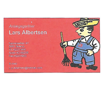 Anlægsgartner Lars Albertsen