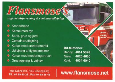 Flansmose's Vognmandsforretning & Containerudlejling