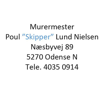 Murermester Poul "Skipper" Lund Nielsen